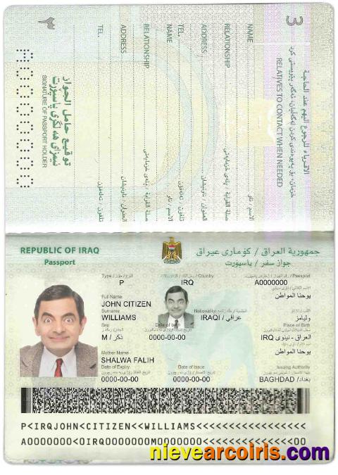 Iraq passport